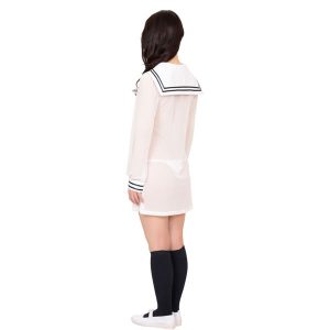 シースルーセーラーワンピ ホワイト - Image 5