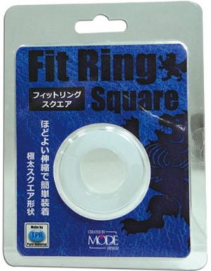 フィットリング スクエア【ミルキーホワイト】