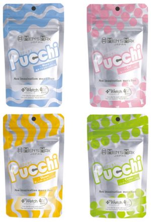 【ローション不要のオナホール】MEN’S MAX Pucchi バラエティAセット