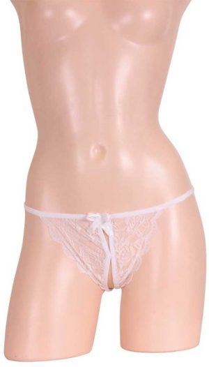 とびっきりエロいオープンTバック ホワイト