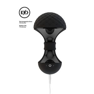 Enoki【エノキ】 Bendable Massager Black