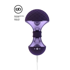 Enoki【エノキ】 Bendable Massager Purple