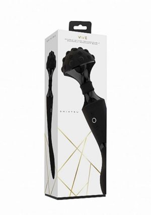 Shiatsu【シアツ】 Bendable Massager Wand Black